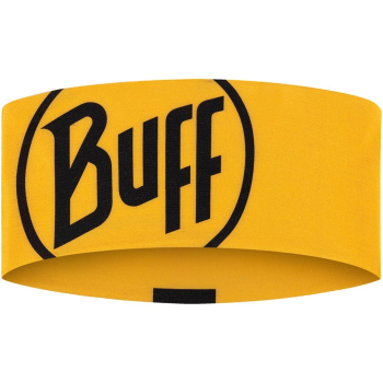 Opaska BUFF COOLNET UV® WIDE HEADBAND LOGO YELLOW   one size