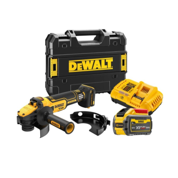 DEWALT SZLIFIERKA KĄTOWA  125mm 18V DCG409VSX1T 1x9,0Ah REG. OBR. TSTAK