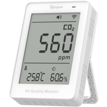 Miernik jakości powietrza WiFi LCD Sonoff AirGuard CO2 SAWF-08P