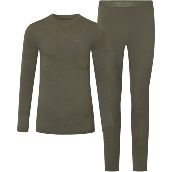Bielizna męska VIKING Gasher Man Set Merino khaki   XXXL