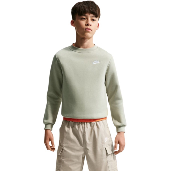 Bluza dla dzieci Nike Sportswear Club Fleece jasnozielona FD3006 304  M