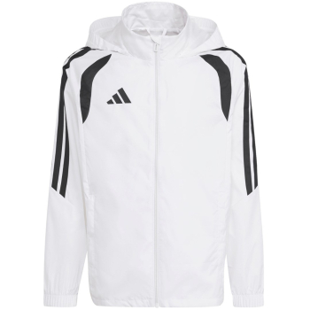 Kurtka dla dzieci adidas Tiro 26 League Windbreaker biała JY9722 164cm