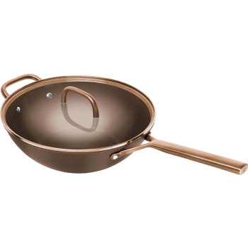 ZWILLING MILANO Wok z pokrywką 30 cm brązowy