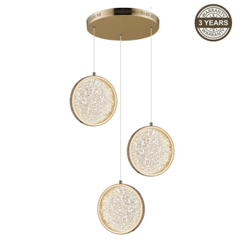 Lampa wisząca LED Napoli A2378-3 30CM 30W