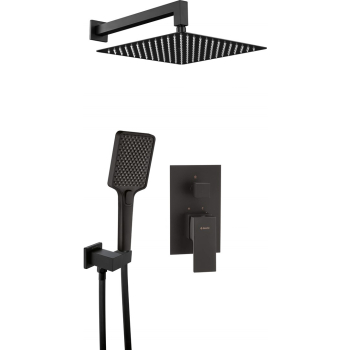 Zestaw prysznicowy podtynkowy DEANTE ANEMON BIS NAC N9MP Nero