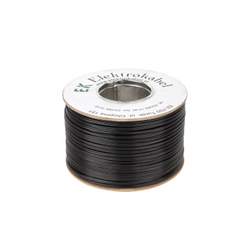 Kabel głośnikowy SMYp 2 x 0,75mm czarny 100m