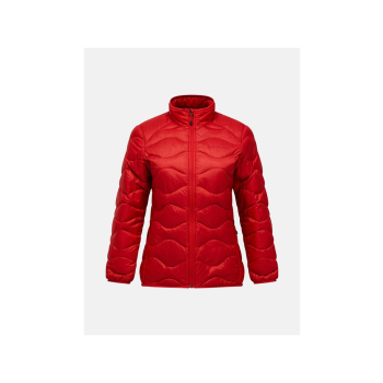 Kurtka damska puchowa PEAK PERFORMANCE W Helium Down Jacket kolor czerwony - XS