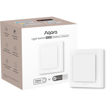 Przełącznik Aqara Light Switch H2 EU | 2 przyciski, 1 kanał, offline