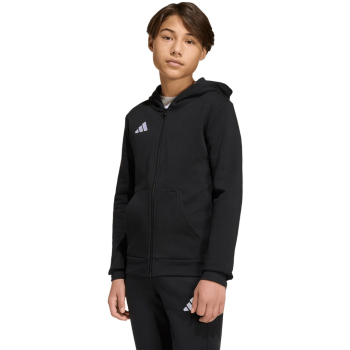 Bluza dla dzieci adidas Entrada 26 Full Zip Hoodie czarna KH1782 128cm