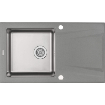 Zlewozmywak granitowo-stalowy 1-komorowy z ociekaczem ZSR_S113 5908212058039