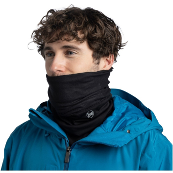 Bandana BUFF WINDPROOF SOLID P BLACK   one size