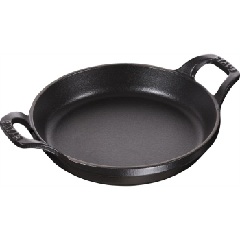 Okrągłe naczynie do pieczenia i zapiekania Staub - Czarny, 750 ml