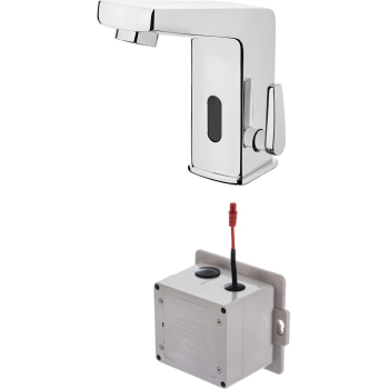 Bateria umywalkowa bezdotykowa z regulacją temperatury - 4xAA BCH 029R 5908212046272