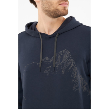 Bluza męska VIKING Panaka Hoodie Bamboo Man z kapturem granatowa   XXL