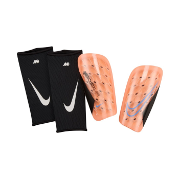 Ochraniacze piłkarskie Nike Mercurial Lite pomarańczowe DN3611 852 S