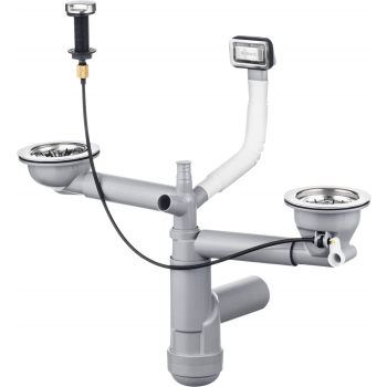 Syfon do zlewozmywaka granitowego 1.5- i 2-komorowego - Space-Saver ZXY 9912 5907650841609