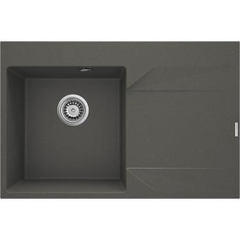 Zlewozmywak granitowy 1-komorowy z ociekaczem - prawy