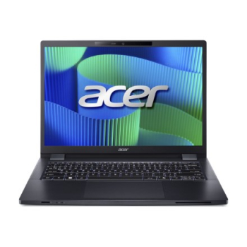 Acer | TravelMate TMP414-53-G2-TCO-585Q | Slate blue | 14 " | WUXGA | 1920 x 1200 pixels | Intel Core 5 | 120U | 16 GB | DDR5 | Solid-state drive capa