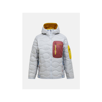 Kurtka puchowa mÄ™ska PEAK PERFORMANCE M Helium Utility Down Hood Jacket kolor szary - L