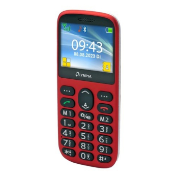 Olympia Mobiltelefon SUN                 GroĂźtasten      rot