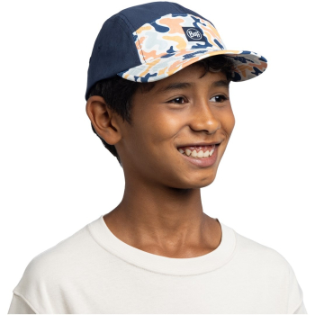 Dziecięca czapka z daszkiem BUFF 5 PANEL VENTURE CAP FLAWAS NAVY   one size