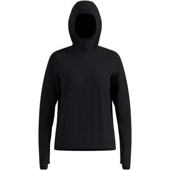 Bluza z kapturem damska Odlo ESSENTIAL THERMAL Mid layer hoody czarna   M