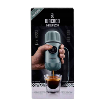 Ekspres Wacaco Nanopresso Elements + etui - arctic blue
