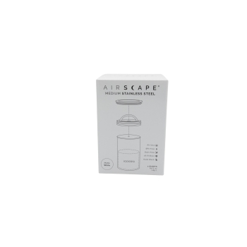 Airscape? Edelstahl-Aromabeh?lter mittel, wei? matt
