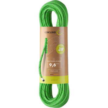 Lina wspinaczkowa Eco Dry Tommy Caldwell DT 9,6mm 80m - Neon Green EDELRID