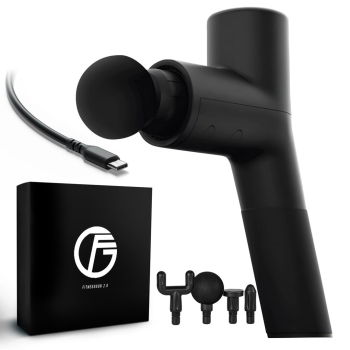 Extralink Massage Gymgun Fit 2.0 Lite | Pistolet do masażu | 4 głowice, 6 trybów