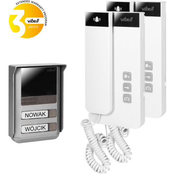 ORNO ZESTAW DOMOFONOWY 2-RODZINNY, 2-ŻYŁOWY SALEM MULTI