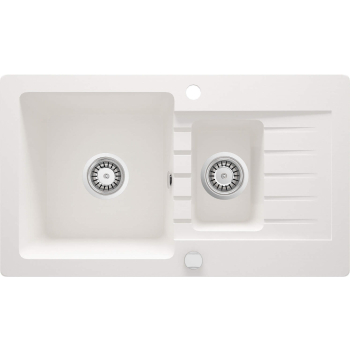 Zlewozmywak granitowy 1.5-komorowy z ociekaczem ZQZ_A513 5908212043721