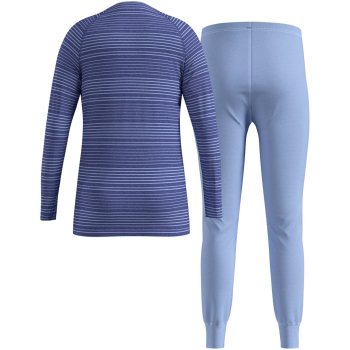 Bielizna termoaktywna - zestaw Odlo Set long ACTIVE WARM SET roz. 140cm Granatowa