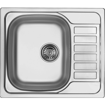 Zlewozmywak stalowy 1-komorowy z ociekaczem ZEO 011A 5908212018071