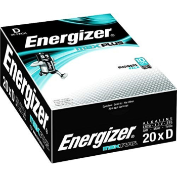 Energizer Max Plus LR20 Mono D Batterie 20er Karton