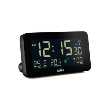 Bezprzewodowy cyfrowy budzik Braun BC10B-DCF dla środkowoeuropejskiej strefy czasowej