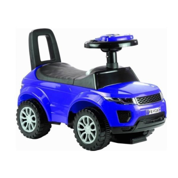 Jeździk dla malucha auto niebieskie świeci + gra przy kierownicy 613W