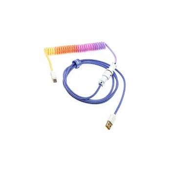 Ducky Premicord Afterglow Kabel spiralny USB Type-C do Type-A - 1,8m