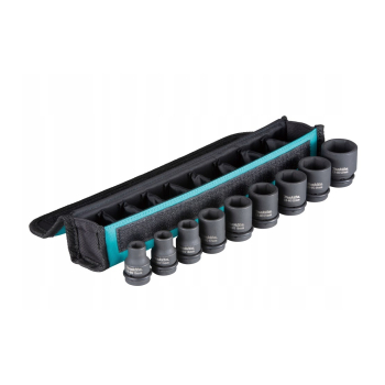 MAKITA ZESTAW NASADEK UDAROWYCH 1/2" 9szt. 10-27mm >>>E-16617
