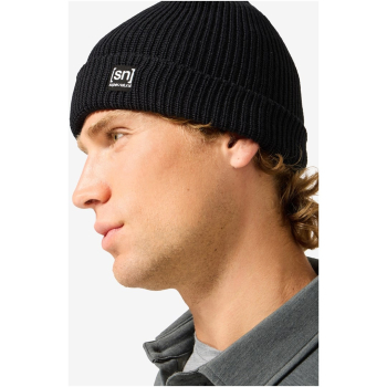 Czapka SUPER.NATURAL MERINO BASIC BEANIE czarna   one size