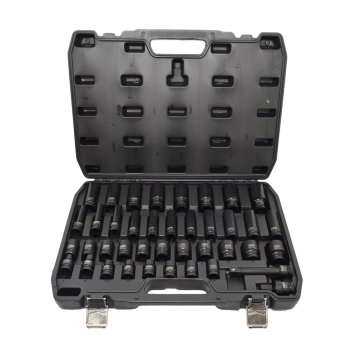 AWTOOLS ZESTAW NASADEK UDAROWYCH 1/2" 40cz. KRÓTKIE I DŁUGIE BLACK LINE