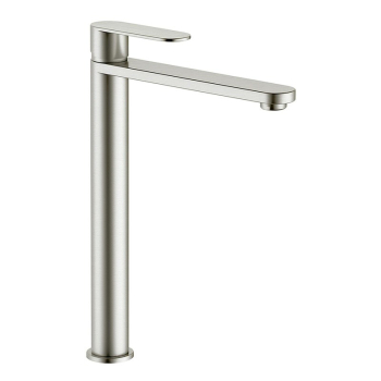 BASIN MIXER RIO STANDING HIGH BRU NICKEL