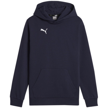 Bluza dla dzieci Puma Team Goal Casuals Hoddy granatowa 658619 06 140cm