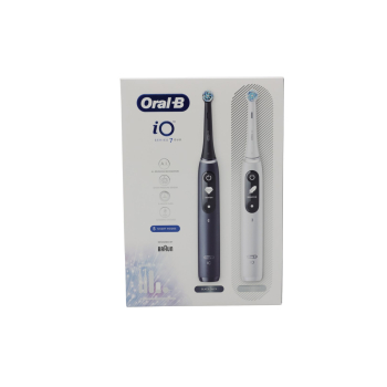 Szczoteczka elektryczna Braun Oral-B iO Series 7 Duo Onyks/Biały Alabaster
