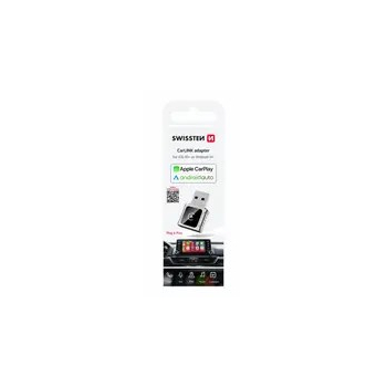 Adapter Swissten CarLink (Apple CARPLAY/ANDROID AUTO) / Bluetooth / USB-A/C