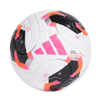 Piłka nożna adidas Conext 26 Pro biało-różowo-czarna KE5866 5