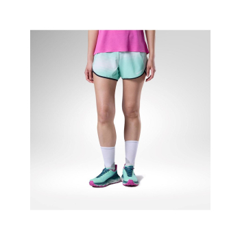 Spodenki do biegania damskie Rossignol Sapa Short - white line fogg rozmiar: l