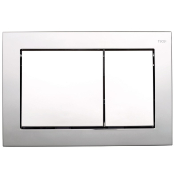 TECEBASE TOILET PUSH PLATE CHROME BRIGHT