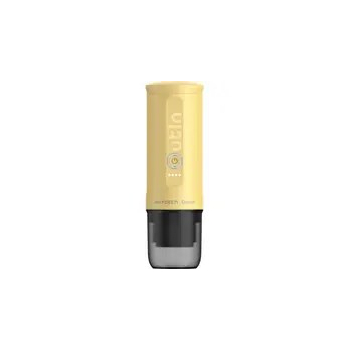 Outin Nano przenośny ekspres do kawy żółty / przenośny ekspres do kawy espresso / 7500mAh
