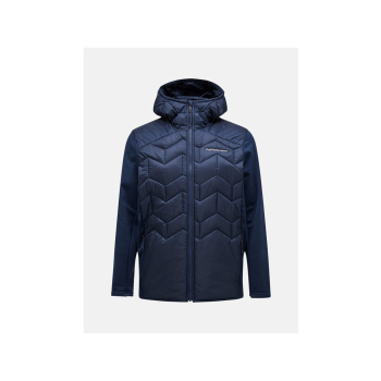 Kurtka hybrydowa Peak Performance Elevate Liner Hybrid Hood - blue shadow